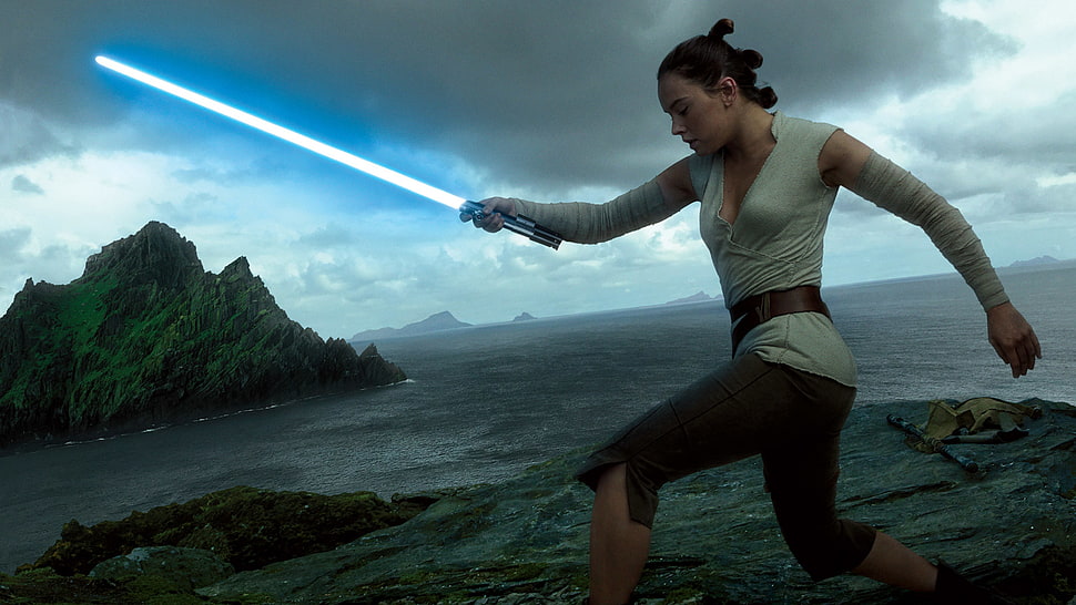 Star Wars Rey character HD wallpaper