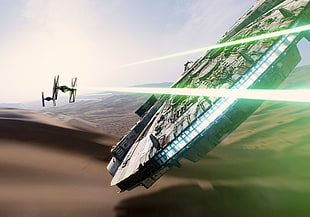 Star Wars Millennium Falcon HD wallpaper