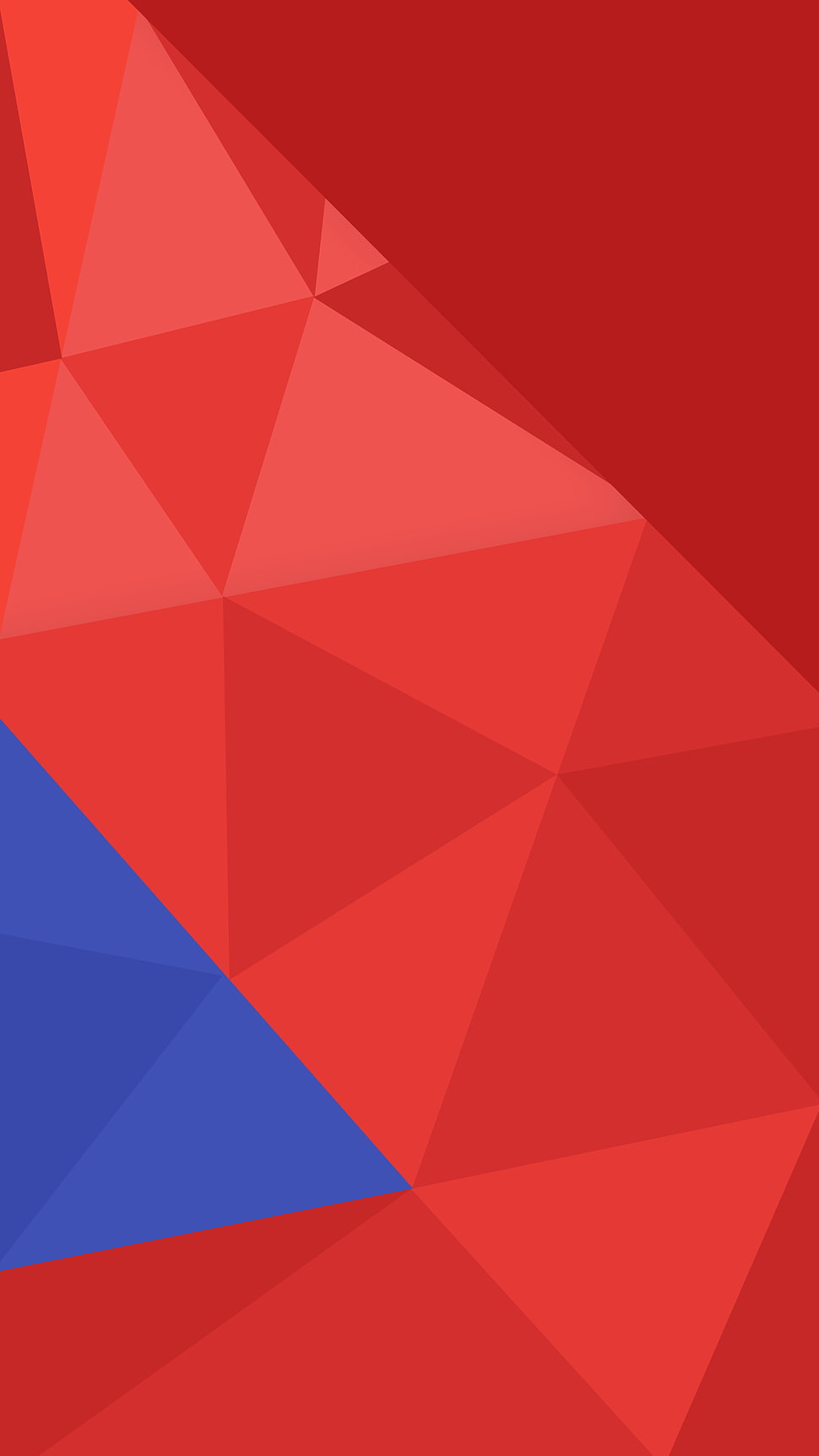 red and blue digital artwork, minimalism HD wallpaper