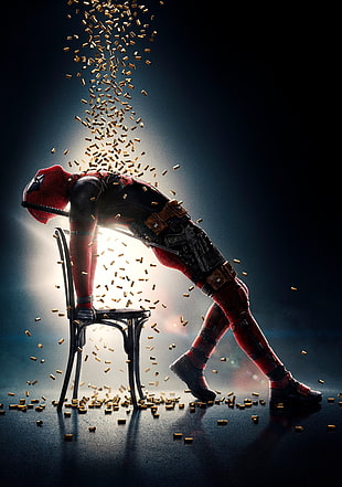 Deadpool digital wallpaper, Deadpool 2, 2018, HD