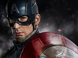 Captain America 3D wallpaper HD wallpaper
