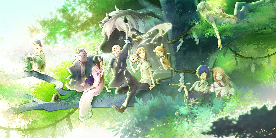 Natsume Yuujinchou, Takashi Natsume, Natsume Reiko, Nyanko-Sensei HD wallpaper