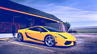 white Lamborghini coupe, car, Lamborghini, Lamborghini Gallardo, lamborghini gallardo superleggera HD wallpaper
