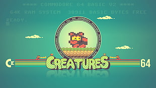 Creatures game application, Commodore 64, artwork HD wallpaper