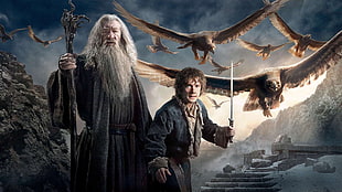 The Hobbit movie wallpaper, movies, Gandalf, The Hobbit, The Hobbit: The Battle of the Five Armies HD wallpaper