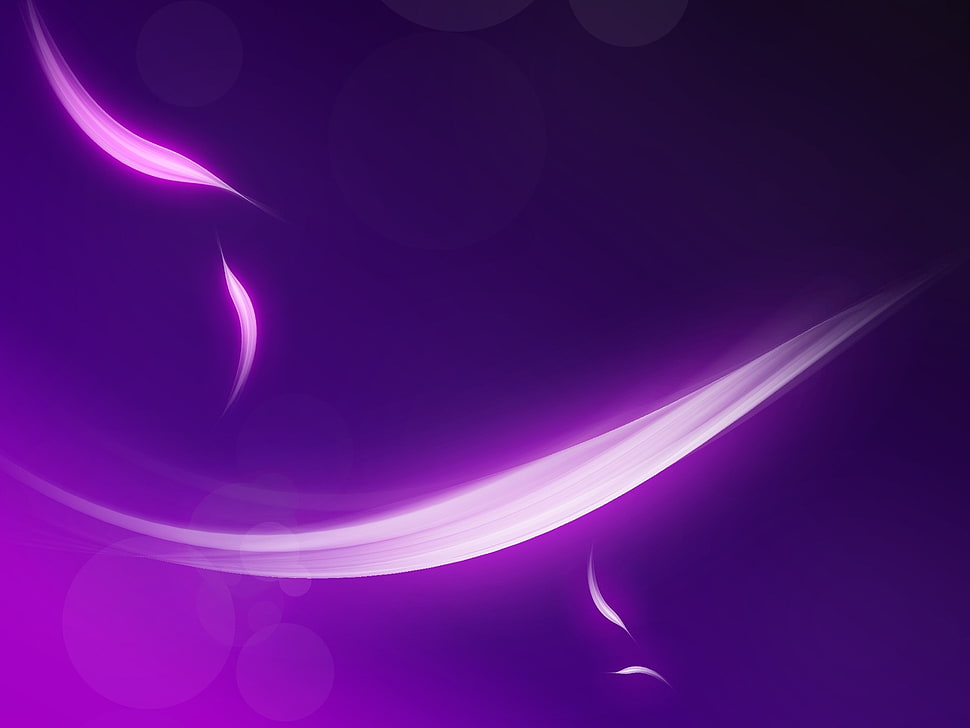 purple leaf illustration HD wallpaper