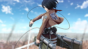 Maria Saenger from Attack on Titans anime HD wallpaper