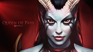 Queen of Pain Dota 2 artwork, Dota, Defense of the ancient, Queen of Pain HD wallpaper