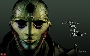 Killing is an Art, and I am a Master quote HD wallpaper