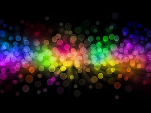 multicolored LED HD wallpaper