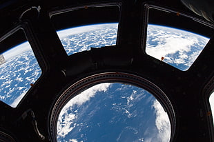 movie still screenshot, ISS, space, Earth, planet