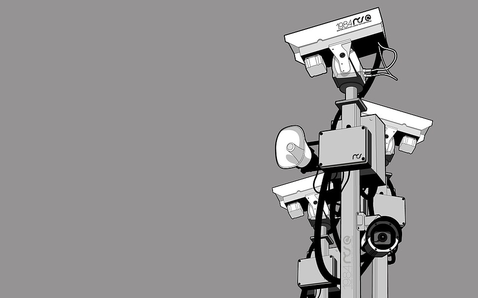 CCTV camera sketch HD wallpaper