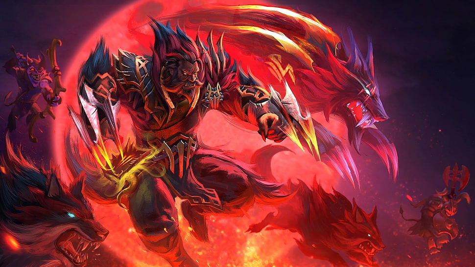 DOTA2 Lycan, Dota 2, Defense of the Ancients, Dota, Steam (software) HD wallpaper