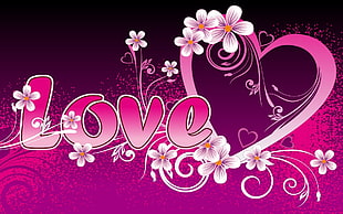 Love illustration HD wallpaper