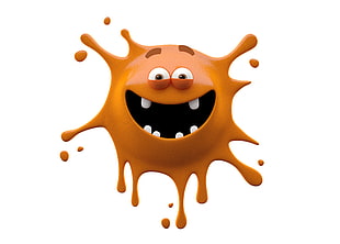 brown splat emoji illustration