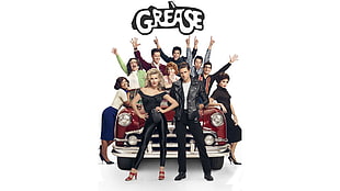 Grease poster, Grease: Live!, Julianne Hough, Vanessa Hudgens, Carly Rae Jepsen