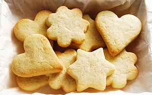 assorted shape cookies