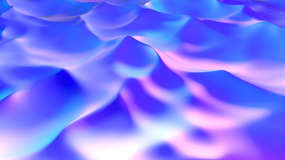 blue and purple digital wallpaper HD wallpaper