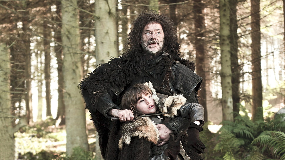 man wearing black coat, Game of Thrones, Brandon Stark HD wallpaper