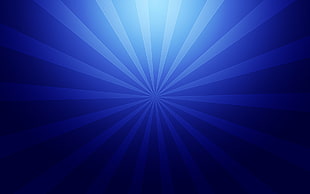 blue sun rays photography