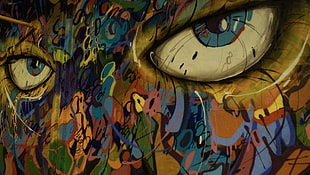 eye graffiti, graffiti, eyes