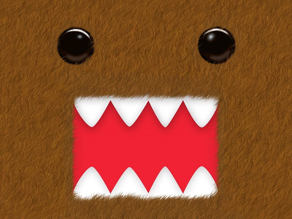 Domo Kun wallpaper, Domo, artwork HD wallpaper