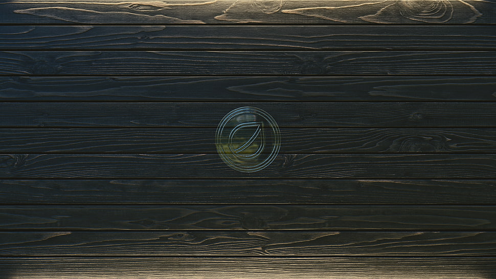 brown wooden surface, Linux, ROSA Linux, minimalism HD wallpaper