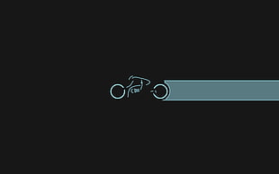 screen displaying bicycle graphic photo
