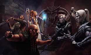 game poster, artwork, fantasy art HD wallpaper
