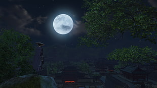 white full moon, WuXia, China, video games