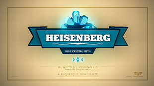 Heisenberg logo, Breaking Bad, TV, Heisenberg, Walter White HD wallpaper