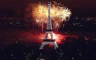 Eiffel Tower, Paris , France, cityscape, night, Eiffel Tower, Paris HD wallpaper