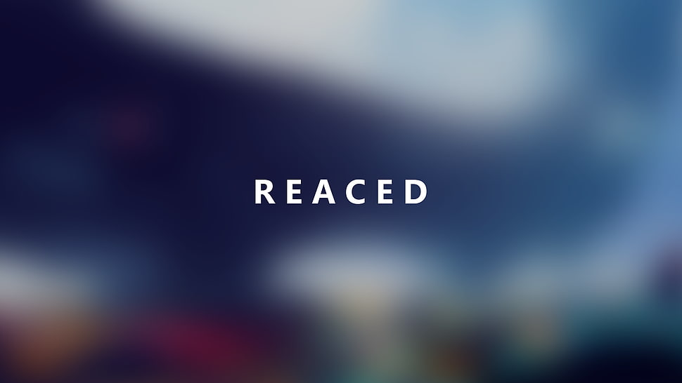 reaced text, artwork, blurred, reaced HD wallpaper