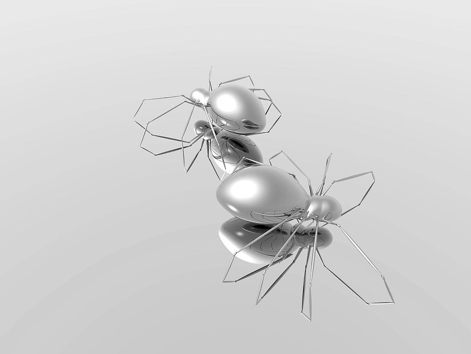 two robot spiders HD wallpaper