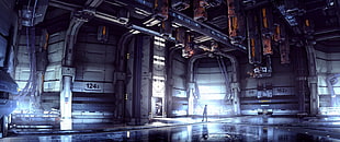 animated building illustration, science fiction, Remember Me