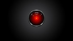 red signal light, 2001: A Space Odyssey, HAL 9000, red