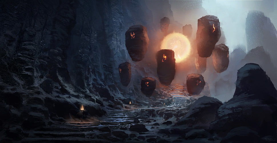 game wallpaper, fantasy art, magic HD wallpaper