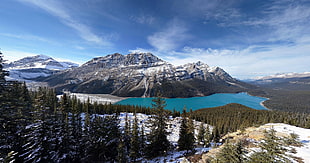 photography of lake and mountain, lake, mountains, nature, photography