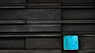 square blue case HD wallpaper