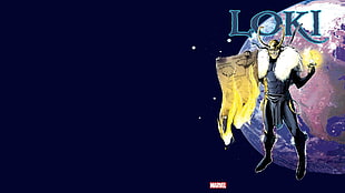 Loki animated illustration, Marvel Comics, Loki