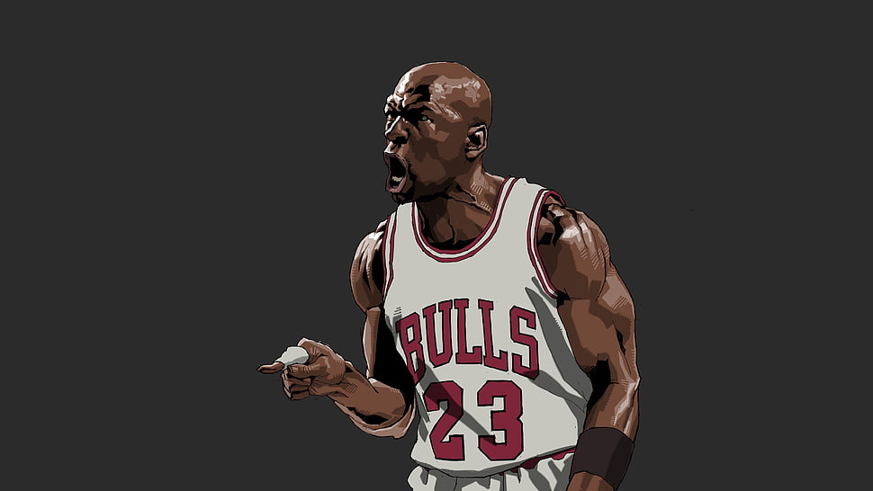 Chicago Bulls Michael Jordan poster HD wallpaper