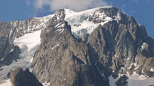 gray mountain, nature HD wallpaper