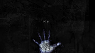person hand illustration, hands, artwork, horror