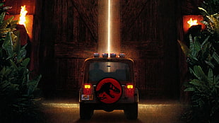 Jurassic Park illustration HD wallpaper