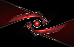black and red graphic wallpaper