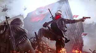 man holding handgun digital wallpaper, Homefront, gamers, Homefront: The Revolution HD wallpaper