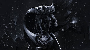 Batman, The Dark Knight, artwork, Gotham City HD wallpaper