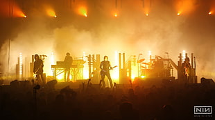 men's black tops, Nine Inch Nails, music, band