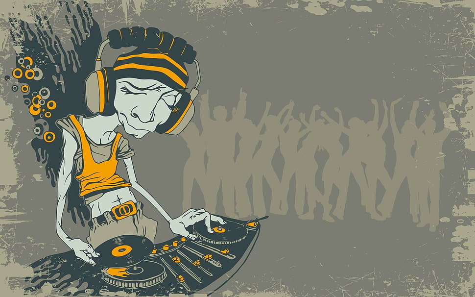 DJ artwork HD wallpaper