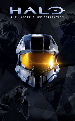 Halo the Master Chief collection digital wallpaper, Halo: Master Chief Collection, video games, helmet, portrait display